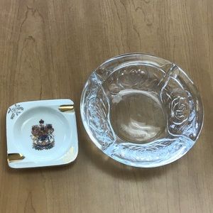 2 Vintage Ash Trays